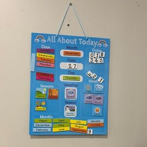 Colorful Educational Wall Chart